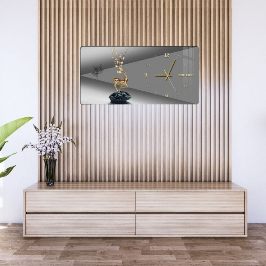 Луксозно хоризонтално пано с часовник