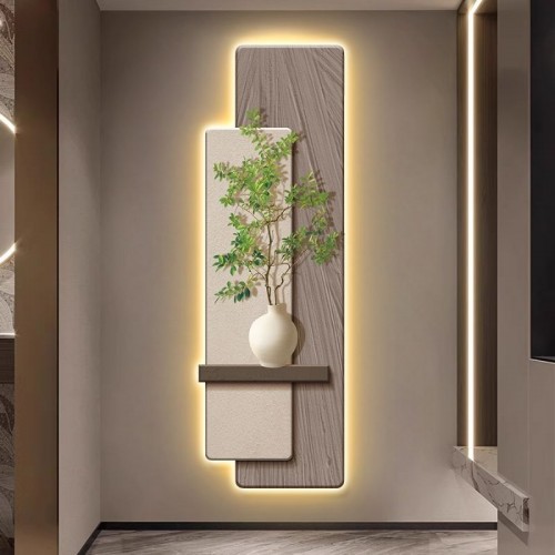 Луксозно вертикално арт пано с LED осветление