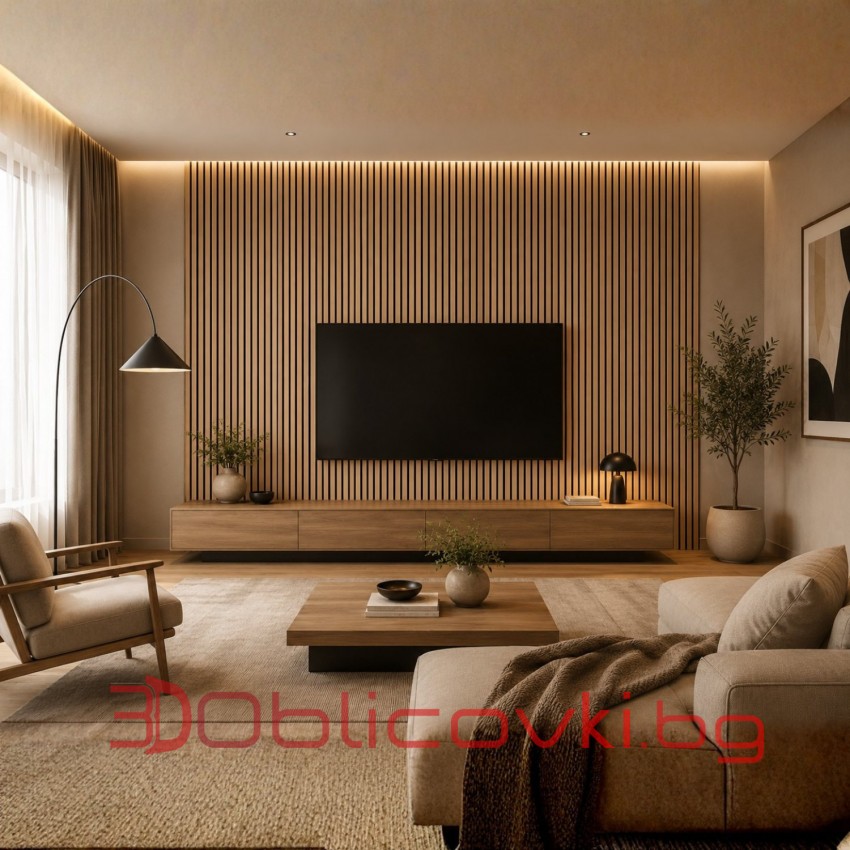 Акустичен MDF панел – Дъб