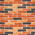 3D релефен самозалепващ тапет Рустик тухла 